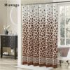 Muwago Shower Curtain With Giraffe Pattern Blackout Waterproof And Mildew Resistant Bathing Cover Aesthetic Bathroom Accessories - W78"*H72"