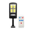 LED Solar Panel Light Outdoor Waterproof PIR Motion Sensor Remote Control Street Lights 128 COB Wall Lamp for Garden Decoration - 128 COB with Remote