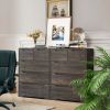 White Dresser for Bedroom - Dark Brown