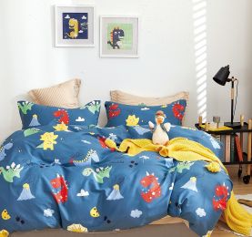 Markutus Kids Blue Dinosaur   - Twin Xl