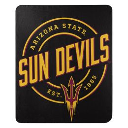 Arizona State OFFICIAL NCAA "Campaign" Fleece Throw Blanket, 50" x 60" - 1COL/03104/0086/RET