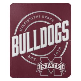 Mississippi State OFFICIAL NCAA "Campaign" Fleece Throw Blanket, 50" x 60" - 1COL/03104/0056/RET