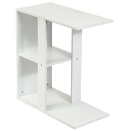 Simple And Modern With Storage Shelf 3-tier Side Table - White - Nightstand