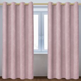 Glow in The Dark/Luminous Blackout Curtain for Room; Grommet Darkening Window Drapes; Kitty; 2 Panels Per Pair - 52 * 84 inch