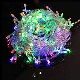 10M 100LED Fairy String Lights Waterproof Connectable Up to 100M Xmas Party Lamp - Multi-Color