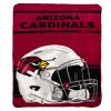 Cardinals OFFICIAL NFL "Run" Micro Raschel Throw Blanket;  46" x 60" - 1NFL/05905/0080/RET