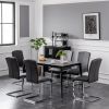 Set of 2 Faux Leather Upholstered Side Kitchen and Dining Room Chair Soft Seating - Grey