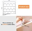 Wire Clothing Organizer Closet Shelf Dividers Cabinet Partition Storage Rack Wardrobe Division Board Clapboard Household Furniture Accessories - gray