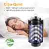 Electric Bug Zapper UV Light Flying Zapper Insect Killer Lamps Pest Mosquito Fly Trap Catcher - Black