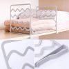 Wire Clothing Organizer Closet Shelf Dividers Cabinet Partition Storage Rack Wardrobe Division Board Clapboard Household Furniture Accessories - gray