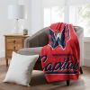 Capitals OFFICIAL NHL "Signature" Raschel Throw Blanket;  50" x 60" - 1NHL/07050/0025/RET