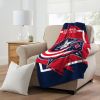 Blue Jackets OFFICIAL NHL "Run" Micro Raschel Throw Blanket;  46" x 60" - 1NHL/05904/0031/RET