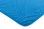 PANTHERS OFFICIAL NFL "Run" Micro Raschel Throw Blanket;  46" x 60" - 1NFL/05906/0018/RET