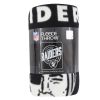 Raiders OFFICIAL NFL "Campaign" Fleece Throw Blanket;  50" x 60" - 1NFL/03105/0019/RET