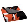 BENGALS OFFICIAL NFL "Run" Micro Raschel Throw Blanket;  46" x 60" - 1NFL/05906/0002/RET