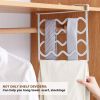 Wire Clothing Organizer Closet Shelf Dividers Cabinet Partition Storage Rack Wardrobe Division Board Clapboard Household Furniture Accessories - gray