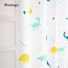 Muwago Glow In The Dark Curtain Cartoon Dinosaur Printed Warm And Cold Insulating Thermal Luminous Curtain For Living Room Decor - W78"*H78"