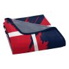 Blue Jackets OFFICIAL NHL "Run" Micro Raschel Throw Blanket;  46" x 60" - 1NHL/05904/0031/RET