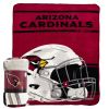 Cardinals OFFICIAL NFL "Run" Micro Raschel Throw Blanket;  46" x 60" - 1NFL/05905/0080/RET