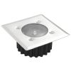 Solar 6xSquare Ground Spot - Silver