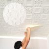 1Pcs Wall Sticker Eco-friendly Soft Self Adhesive 3D Brick Wall Sticker for TV Walls Sofa Background Living Room - white