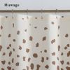 Muwago Shower Curtain With Giraffe Pattern Blackout Waterproof And Mildew Resistant Bathing Cover Aesthetic Bathroom Accessories - W78"*H72"