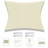 10x13ft Rectangle Sun Shade Sail/Beige - LA01